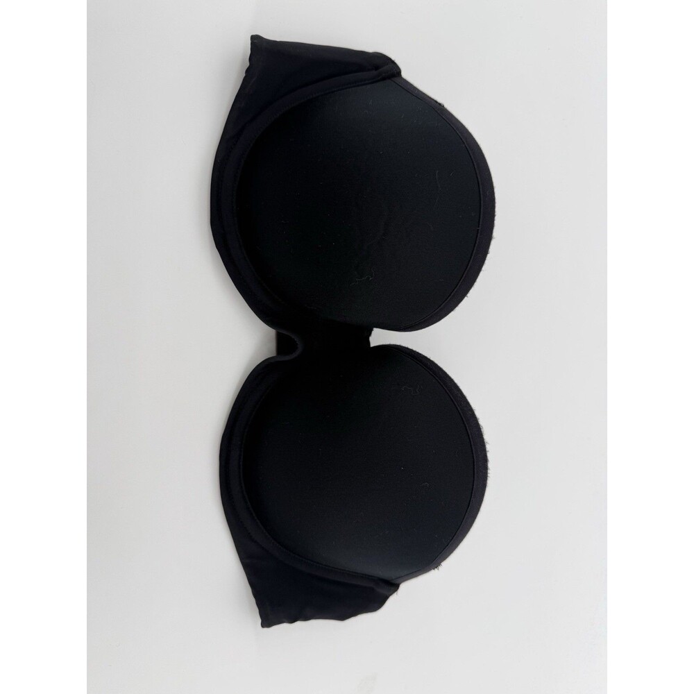 Thirdlove Strapless Underwire Bra 34B 1/2 Black Molded Cups